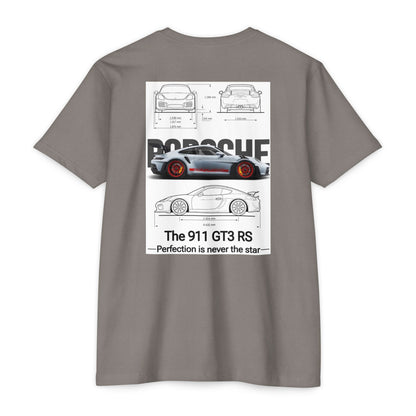 Porsche 911 GT3 RS Blueprint T-Shirt – Car Enthusiast Racing Tee