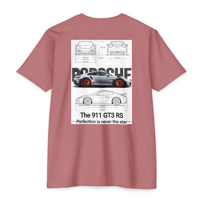 Porsche 911 GT3 RS Blueprint T-Shirt – Car Enthusiast Racing Tee