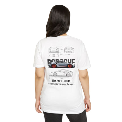 Porsche 911 GT3 RS Blueprint T-Shirt – Car Enthusiast Racing Tee
