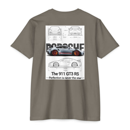 Porsche 911 GT3 RS Blueprint T-Shirt – Car Enthusiast Racing Tee