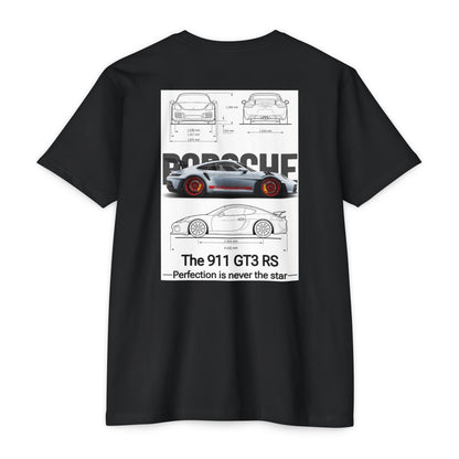 Porsche 911 GT3 RS Blueprint T-Shirt – Car Enthusiast Racing Tee